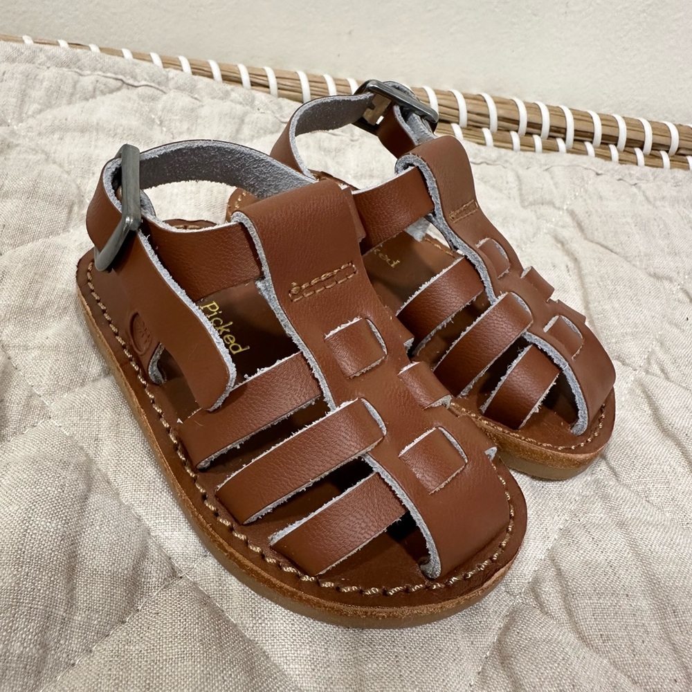 Freshly Picked Cognac Bixby Sandal size 3